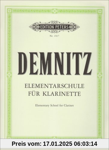 Elementarschule für Klarinette: Elementary School for Clarinet