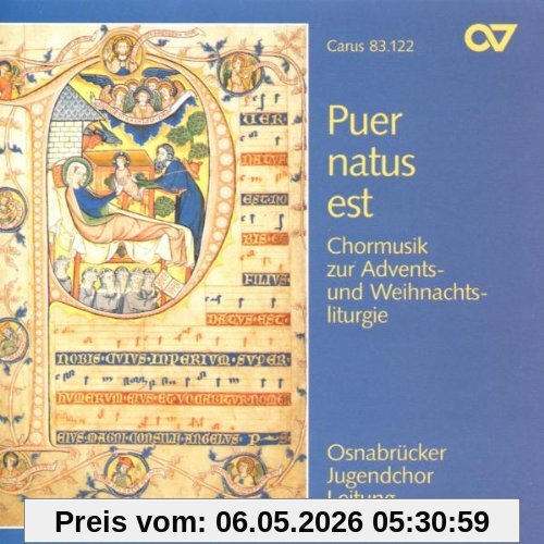 Osnabrücker Jugendchor Puer Natus Est - Chormusik Zur Advents- Und Weihnachtsliturgie