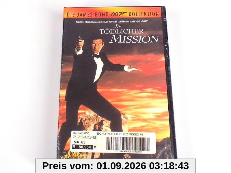 James Bond 007 - In tödlicher Mission [VHS]