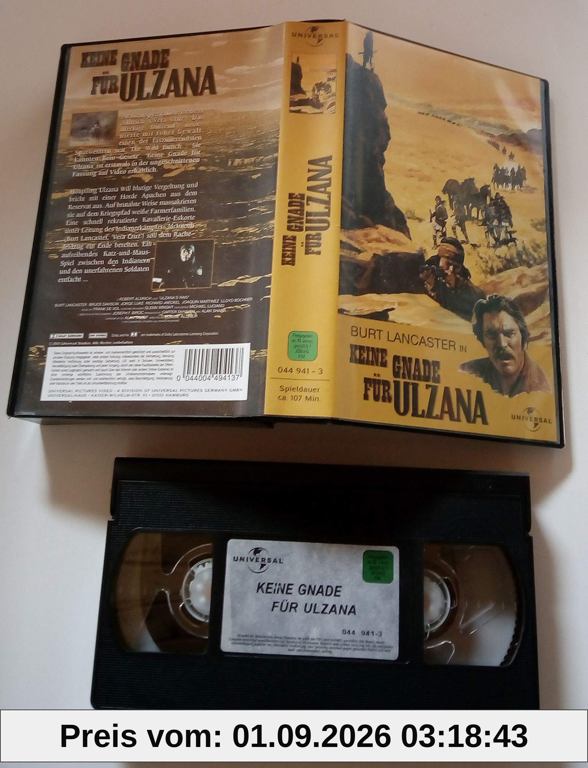 Keine Gnade für Ulzana [VHS]