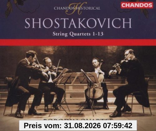 Dmitri Schostakowitsch: Streichquartette Nr. 1-13
