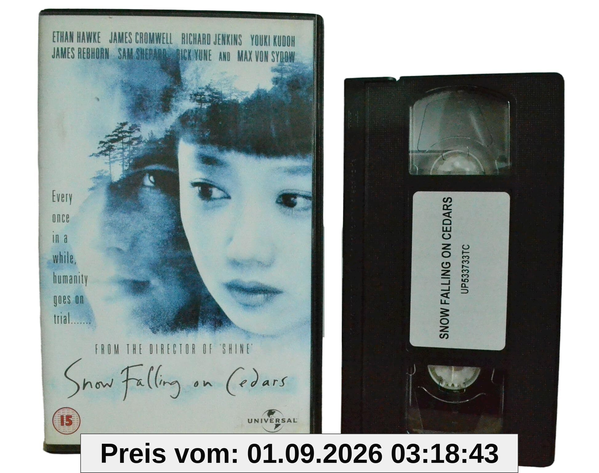 Schnee, der auf Zedern fällt [VHS]