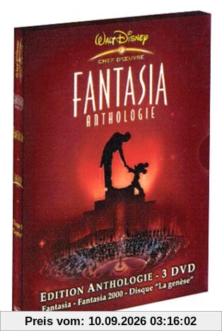 Fantasia : Édition Anthologie 3 DVD : Fantasia / Fantasia 2000 / Les Coulisses de Fantasia et Fantasia 2000
