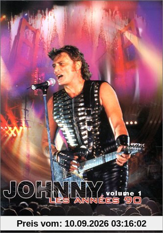 Coffret Johnny Hallyday 3 DVD : Live les années 90 - Vol.1 : Dans la chaleur de Bercy / Bercy 92 / Parc des Princes 1993