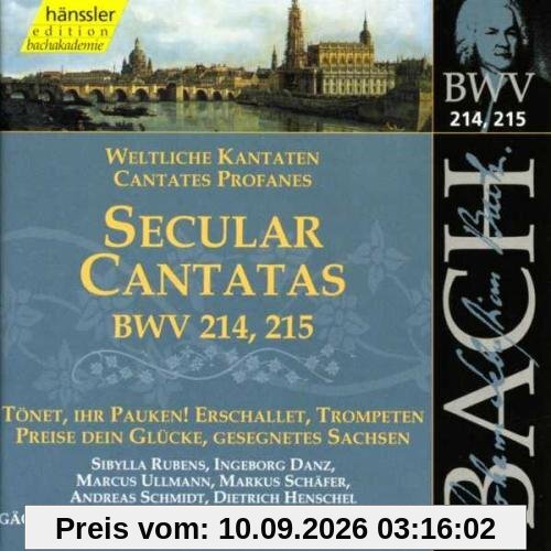 Edition Bachakademie Vol. 68 (Weltliche Kantaten BWV 214-215)
