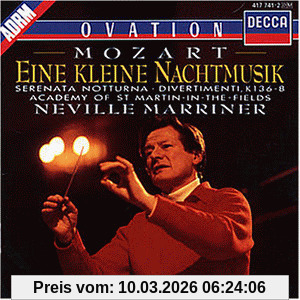 Neville Marriner Nachtmusik/Divertimenti 136-38