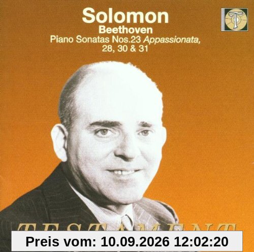 Solomon spielt Beethoven (Sonaten Nr. 23, 28, 30, 31) (Aufnahmen 1951-1956)