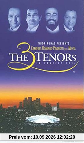 Carreras/Domingo/Pavarotti - Three Tenors with Mehta in Concert 1994 [VHS]