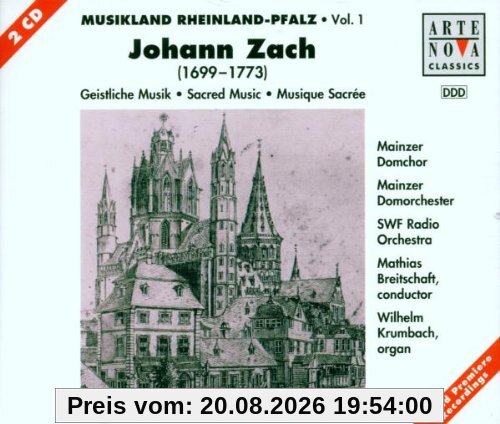 Breitschaft Musikland Rheinland-Pfalz Vol. 1 (Johan Zach, Geistliche Musik)