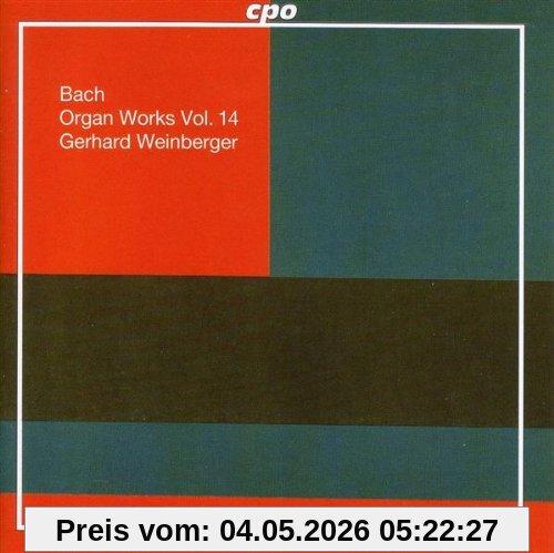 Gerhard Weinberger Bach, Organ Works Vol. 14