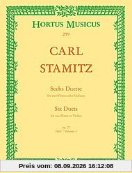 Sechs Duette für 2 Flöten oder Violinen op. 27. Heft 1. Six Duets for 2 Flutes or Violins op. 27/1