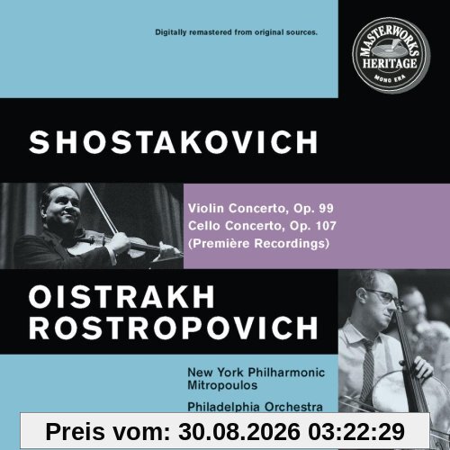 Oistrach Masterworks Heritage - Schostakowitsch (Konzerte)