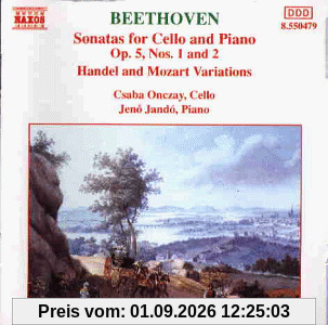 Beethoven Cellosonate 1 und 2, Op. 5 Jando