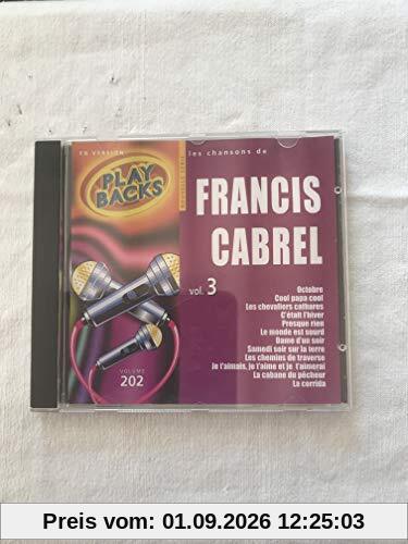 Special Francis Cabrel 3 Vol 202
