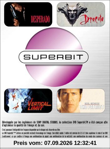Desperado / Dracula / Vertical Limit / The Patriot - Coffret Édition Format Superbit 4 DVD