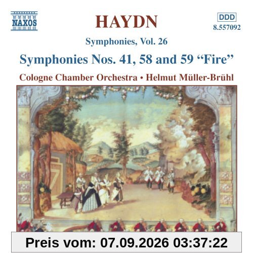 Symphonien Vol. 26 (Nr. 41, 58, 59