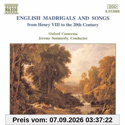 English Madrigals and Songs