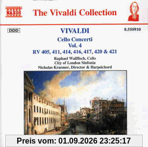Wallfisch The Vivaldi Collection (Cello Concerti Vol. 4)