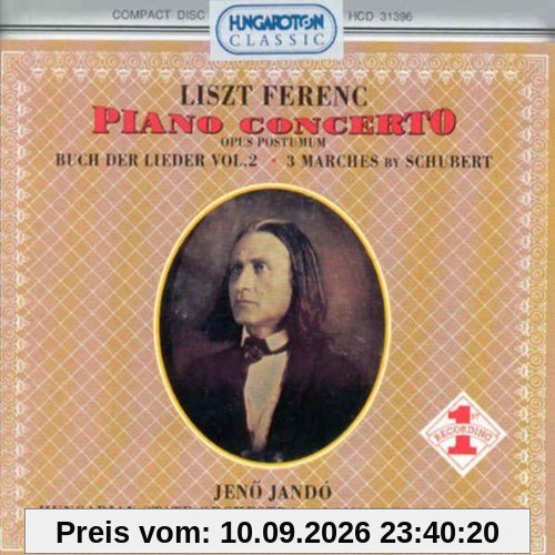 Jenö Jando Klavierkonzert Es-Dur Op.post./ Buch Der Lieder Vol. 2 / Märsche S. 426