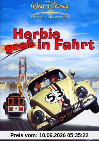 Herbie groß in Fahrt