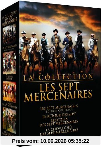 Collection les sept mercenaires : Les Sept mercenaires - Édition Collector / Le Retour des sept / Les Colts des sept mercenaires / La Chevauchées des ... - Coffret Collector 4 DVD [FR Import]