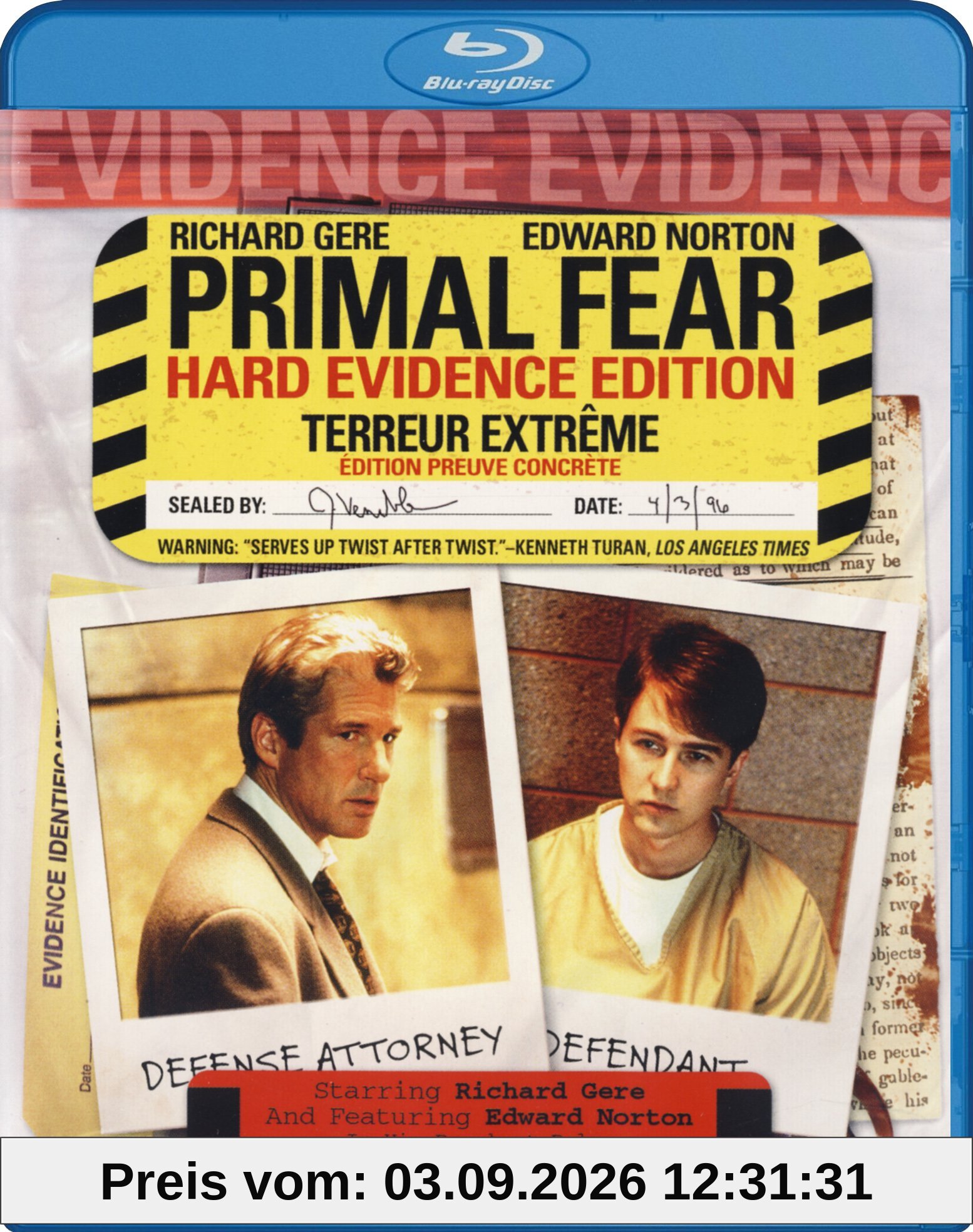 Primal Fear [Blu-ray]
