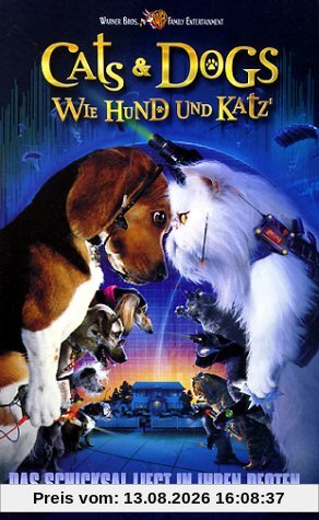 Cats & Dogs - Wie Hund und Katz [VHS]