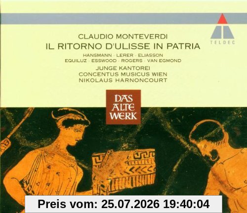Harnoncourt Monteverdi, Il Ritorno D'Ulisse In Patria (Gesamtaufnahme) [Doppel-Cd]