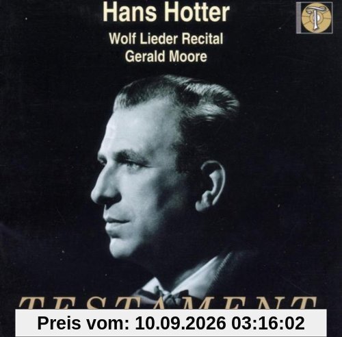 Recital (Wolf-Lieder) (Aufnahmen 1951, 1953 und 1957)