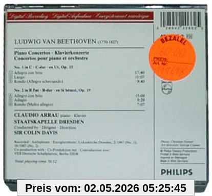 Beethoven: Piano Concertos 1 & 2