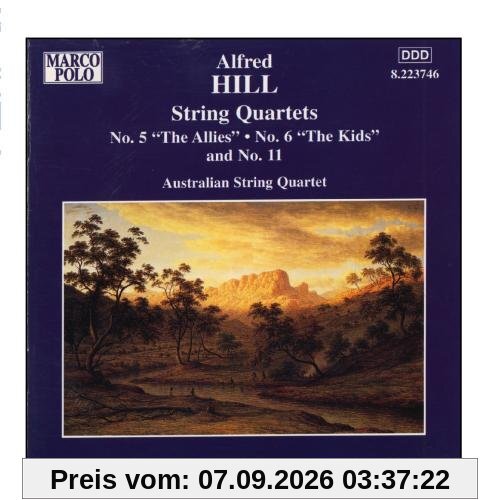 Hill Streichquartette 5, 6 und 11 Australi