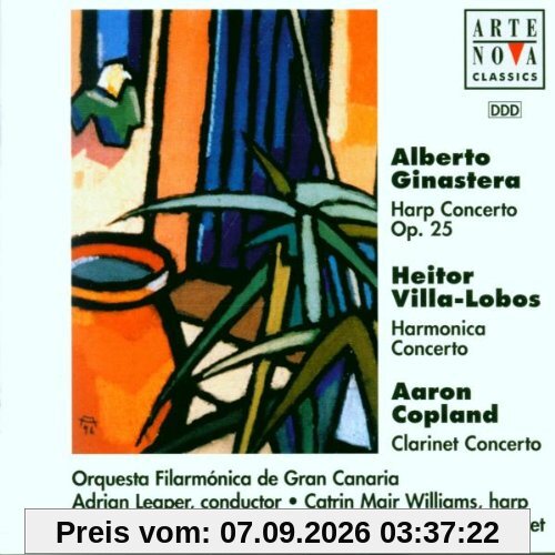 Harfenkonzert / Harmonicakonzert / Klarinettenkonzert