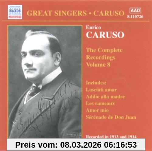 Enrico Caruso Complete Recordings Vol. 8