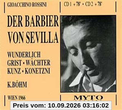 Der Barbier Von Sevilla: Wunderlich Grist, Wächter Kunz, Konetzni