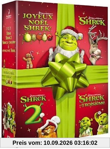Coffret shrek : shrek 1 à 3 ; joyeux noël shrek [FR Import]