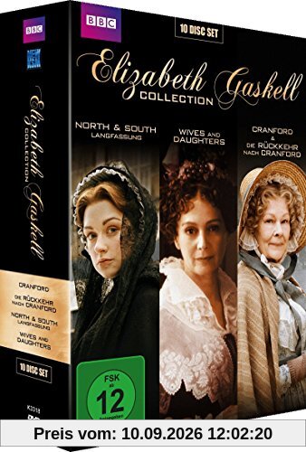 Elisabeth Gaskell Collection: Cranford - Die Rückkehr nach Cranford / North & South - Langfassung / Wives & Daughters [Collector's Edition] [10 DVDs]