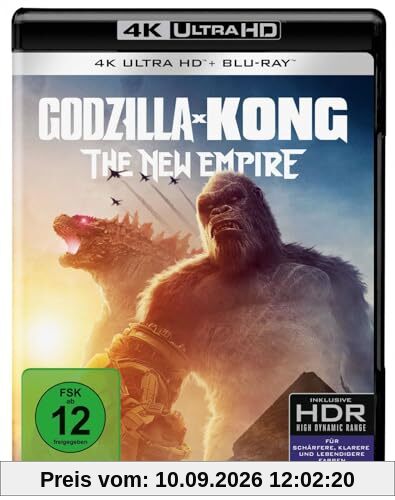 Godzilla x Kong: The New Empire (4K Ultra HD) + (Blu-ray)