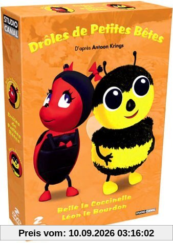 Drôles de petites bêtes : Belle la coccinelle / Léon le bourdon - Coffret 2 DVD [FR Import]