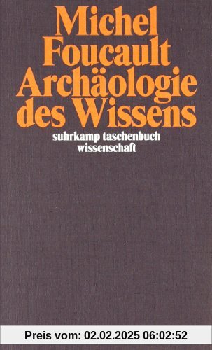 Archäologie des Wissens (suhrkamp taschenbuch wissenschaft)