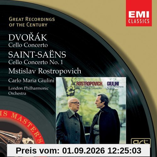 Dvorak/Saint-Saens: Cello Cto