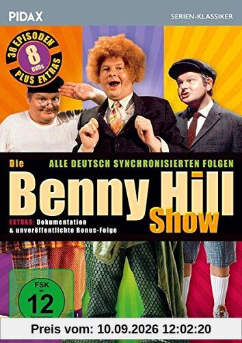 Die Benny Hill Show / Alle 38 deutsch synchronisierten Folgen der kultigen Sketchserie + Bonusfolge (Pidax Serien-Klassiker) [8 DVDs]