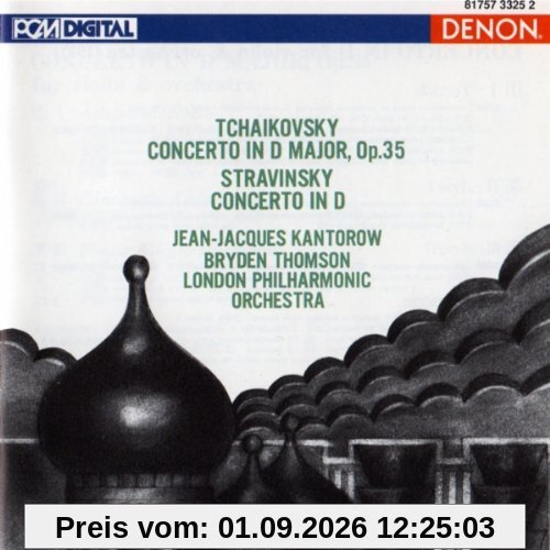 Stravinsky/Tchaikovsky:Cto. For Violi