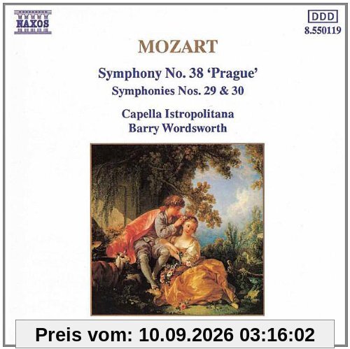 Mozart Sinfonien 29, 30 und 38 Wordswor