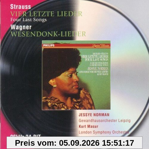 Vier letzte Lieder (R. Strauss), Wesendonk-Lieder (R. Wagner)
