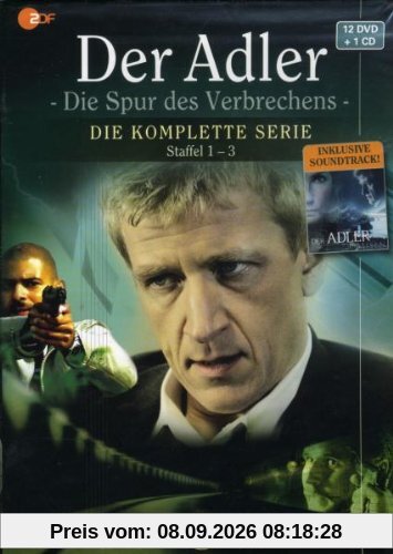 Der Adler: Die Spur des Verbrechens - Die komplette Serie (Staffel 1-3 inklusive Soundtrack) [13 DVDs]