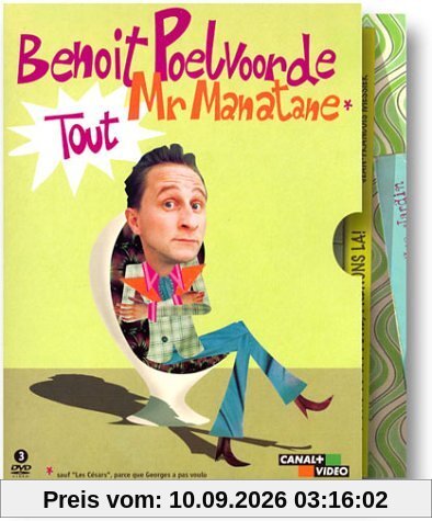 Benoît Poelvoorde : Tout Mr Manatane, L'Intégrale (33 épisodes) - Coffret 3 DVD [FR IMPORT]