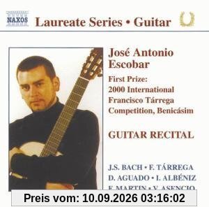 Laureate Series - Jose Antonio Escobar (First Prize 2000 International Tarrega Competition, Benicasim)
