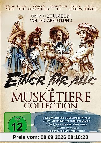 Einer für alle - Die Musketiere Collection / Spannende Abenteuer mit den Figuren aus den Romanen von Alexandre Dumas [7 DVDs]