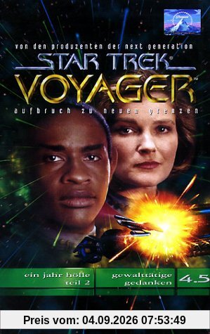 Star Trek - Voyager 4.5: Ein Jahr Hölle Teil 2/Gewalttätige Gedanken [VHS]
