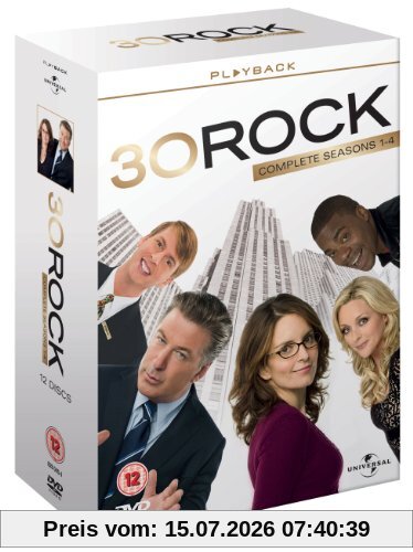 Alec Baldwin 30 Rock Series - Complete Seasons 1-4 [12 Discs]